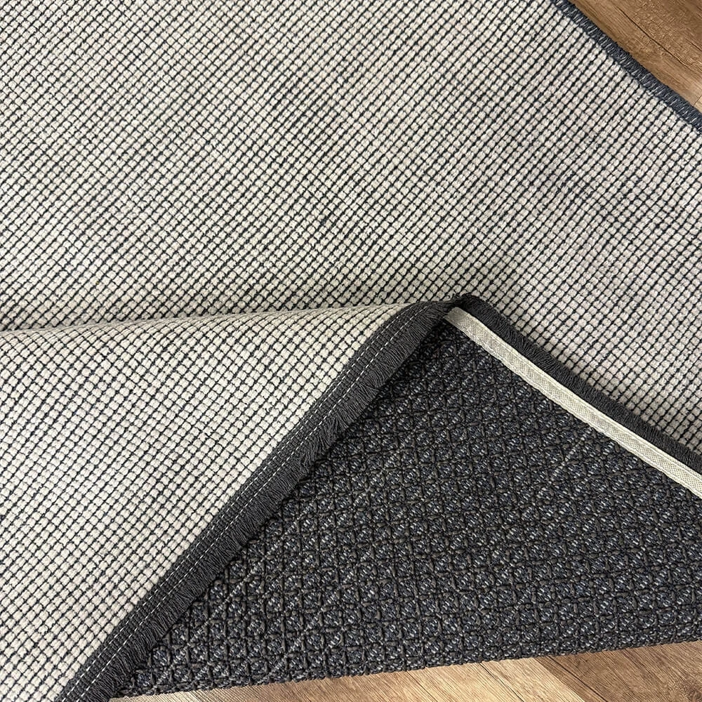 Luxess Kilim Cream Hav Toz Vermez Kaymaz Kolay Kullanımlı Yıkanabilir Düz Renk Kilim