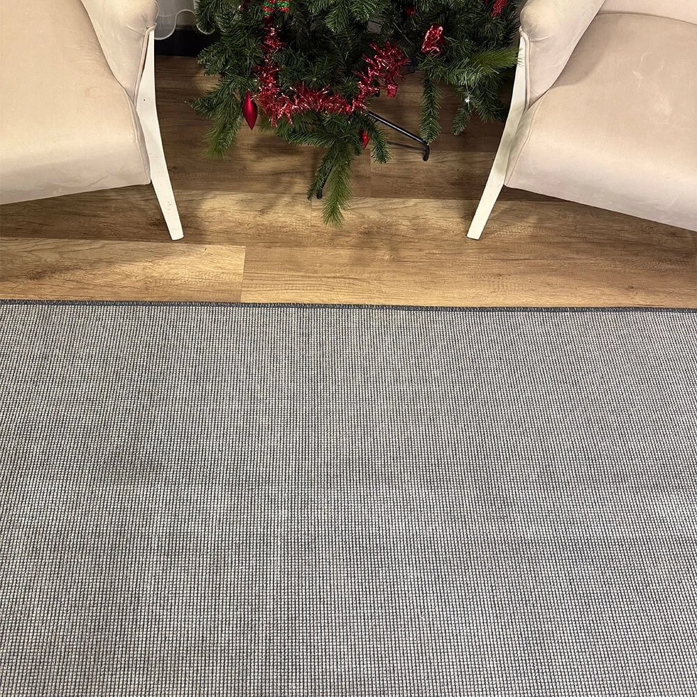 Luxess Kilim Grey Hav Toz Vermez Kaymaz Kolay Kullanımlı Yıkanabilir Düz Renk Kilim