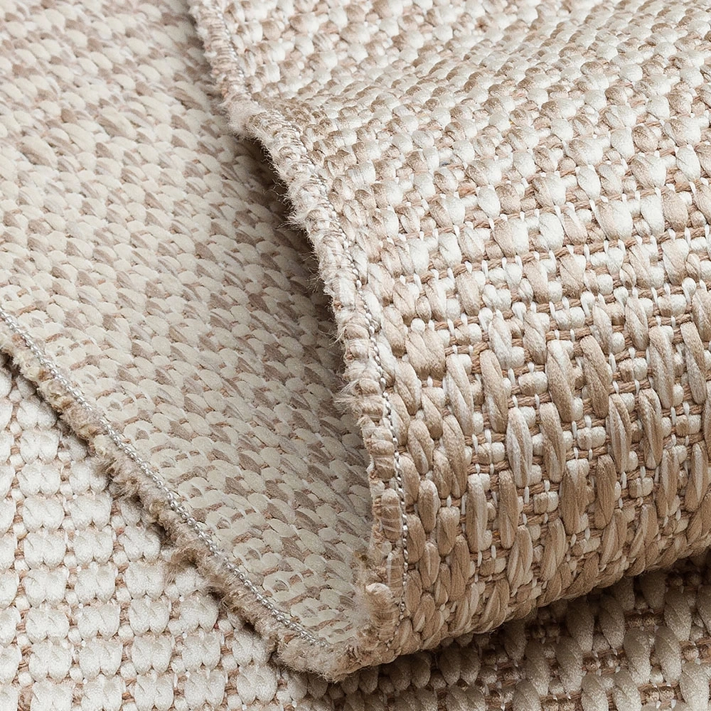 Eko Halı Mono 01 Beige Kaymaz Tabanlı Kilim