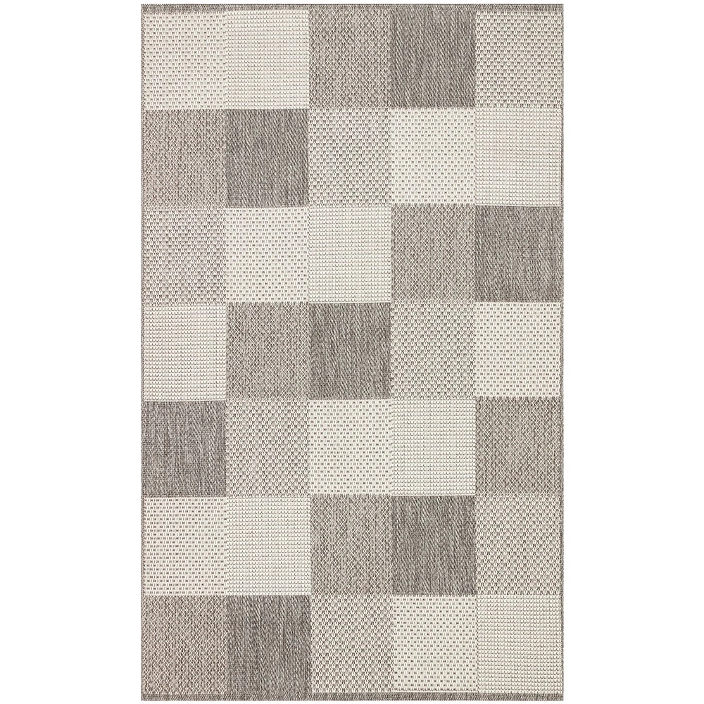 Eko Halı Mono 01 Grey Kaymaz Tabanlı Kilim