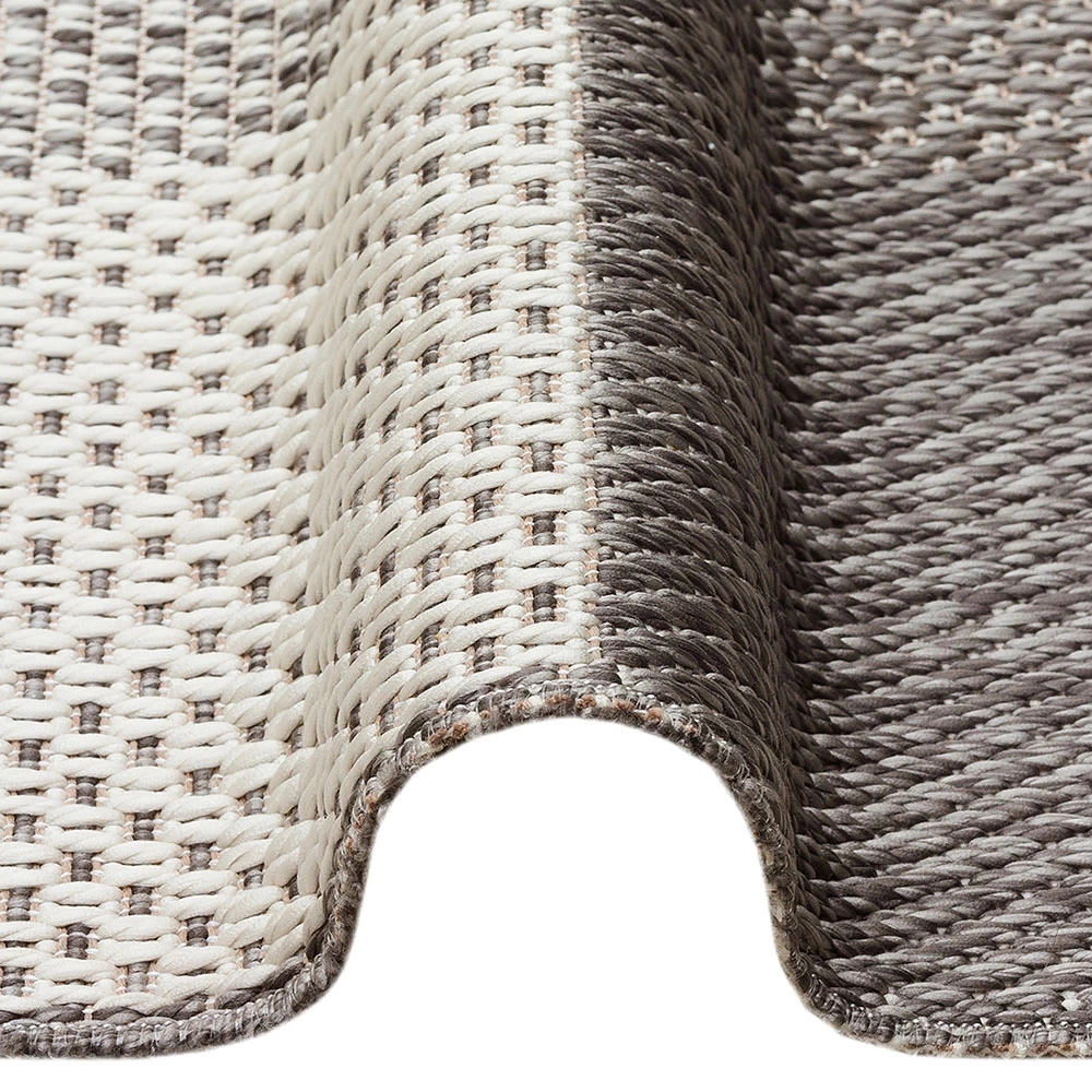 Eko Halı Mono 01 Grey Kaymaz Tabanlı Kilim