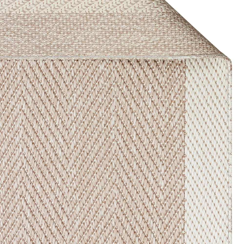 Eko Halı Mono 02 Beıge Kaymaz Tabanlı Kilim