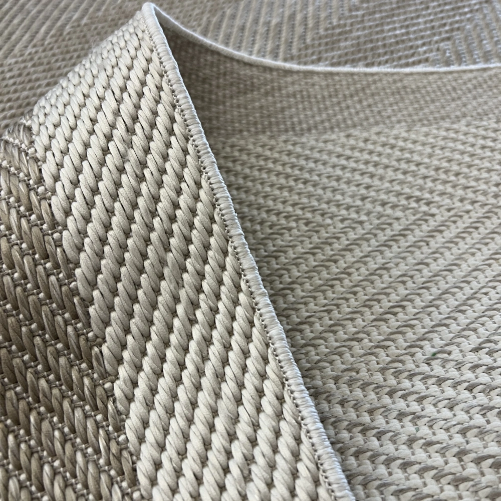 Eko Halı Mono 02 Beıge Kaymaz Tabanlı Kilim