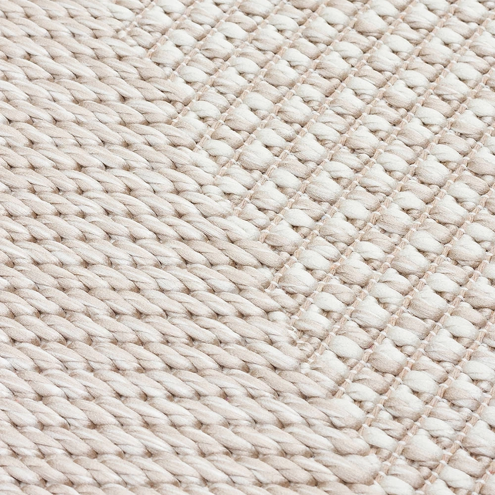 Eko Halı Mono 03 Beıge Kaymaz Tabanlı Kilim