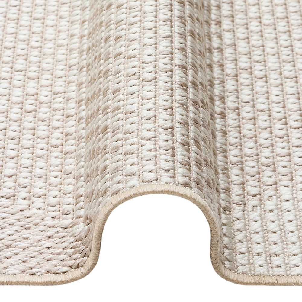 Eko Halı Mono 03 Beıge Kaymaz Tabanlı Kilim