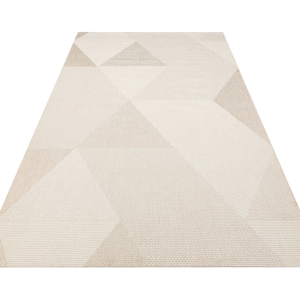 Eko Halı Mono 03 Beıge Kaymaz Tabanlı Kilim