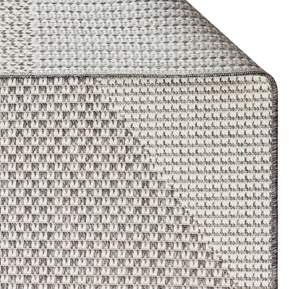 Eko Halı Mono 03 Grey Kaymaz Tabanlı Kilim