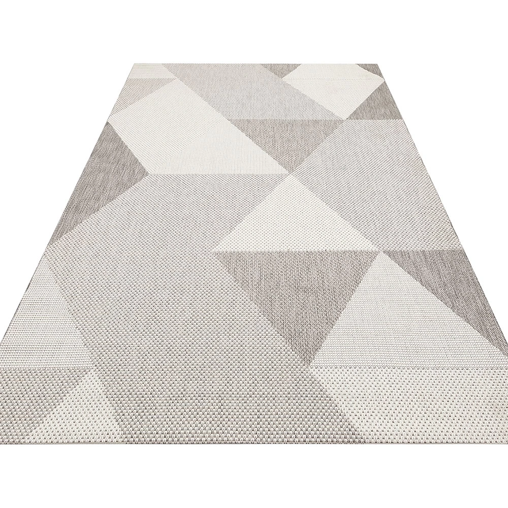 Eko Halı Mono 03 Grey Kaymaz Tabanlı Kilim