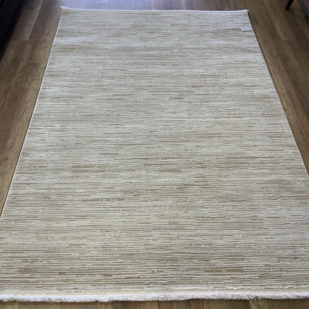 Sanat Halı Hera 3641 Bej Modern Salon Halısı