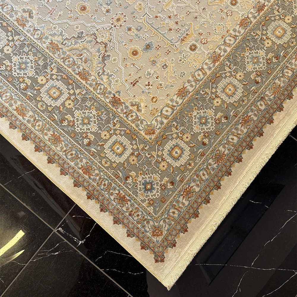 Sanat Halı Lagos 4100 A.Gri Klasik Salon Halısı