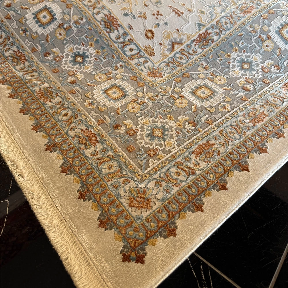 Sanat Halı Lagos 4100 A.Gri Klasik Salon Halısı