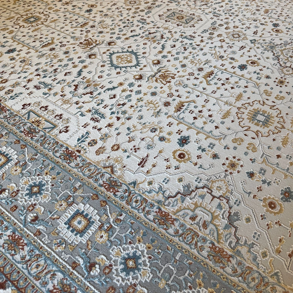 Sanat Halı Lagos 4100 A.Gri Klasik Salon Halısı