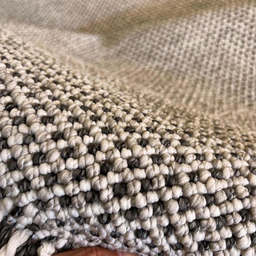 Sanat Halı Lora Plus 3743 Gri İskandinav Halı