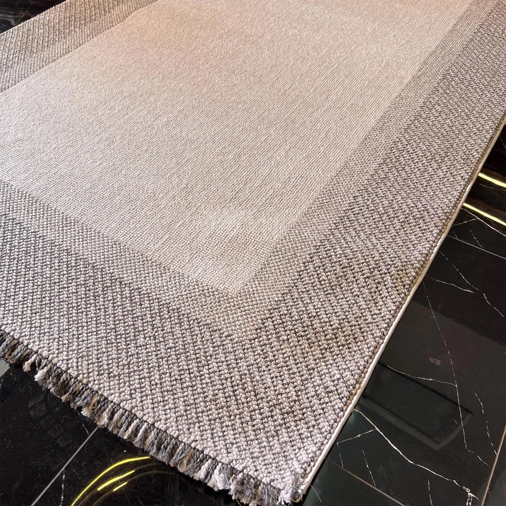 Sanat Halı Lora Plus 3748 Krem Gri İskandinav Halı