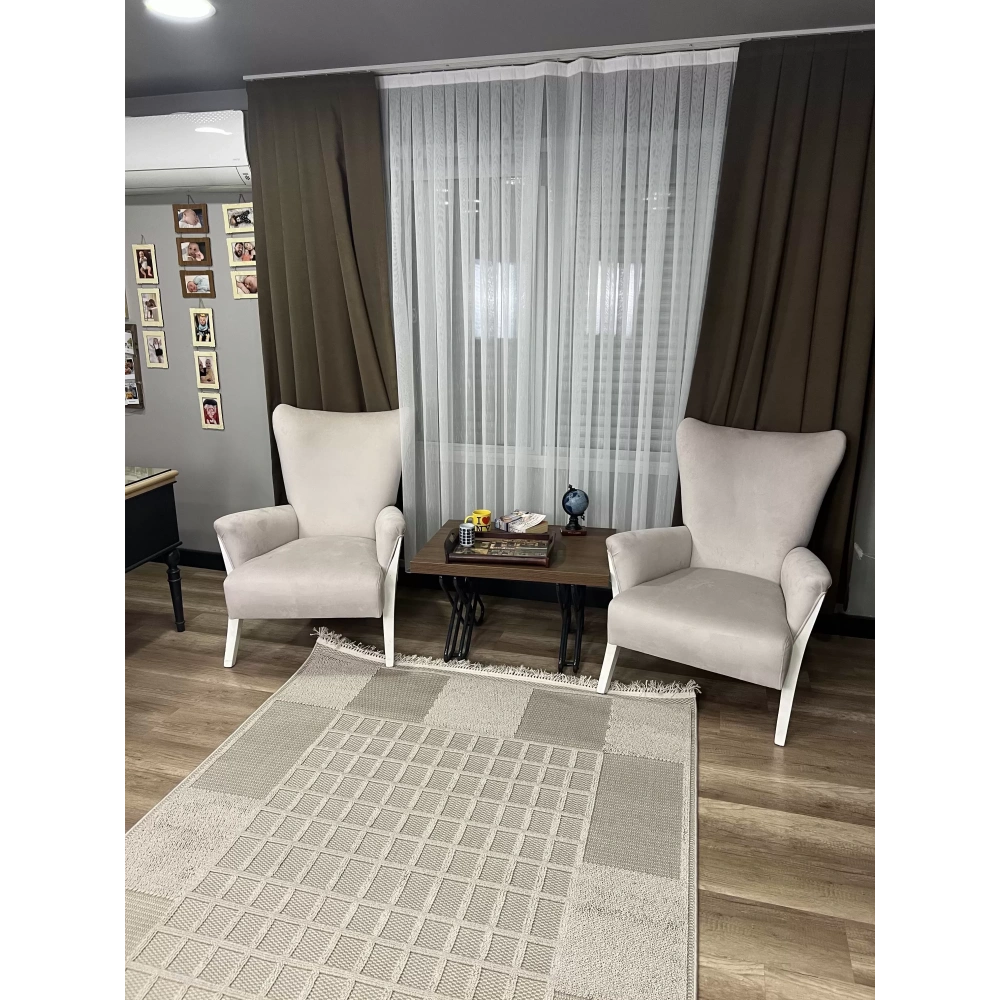 Sanat Halı Rio 4007 Vizon İskandinav Halı