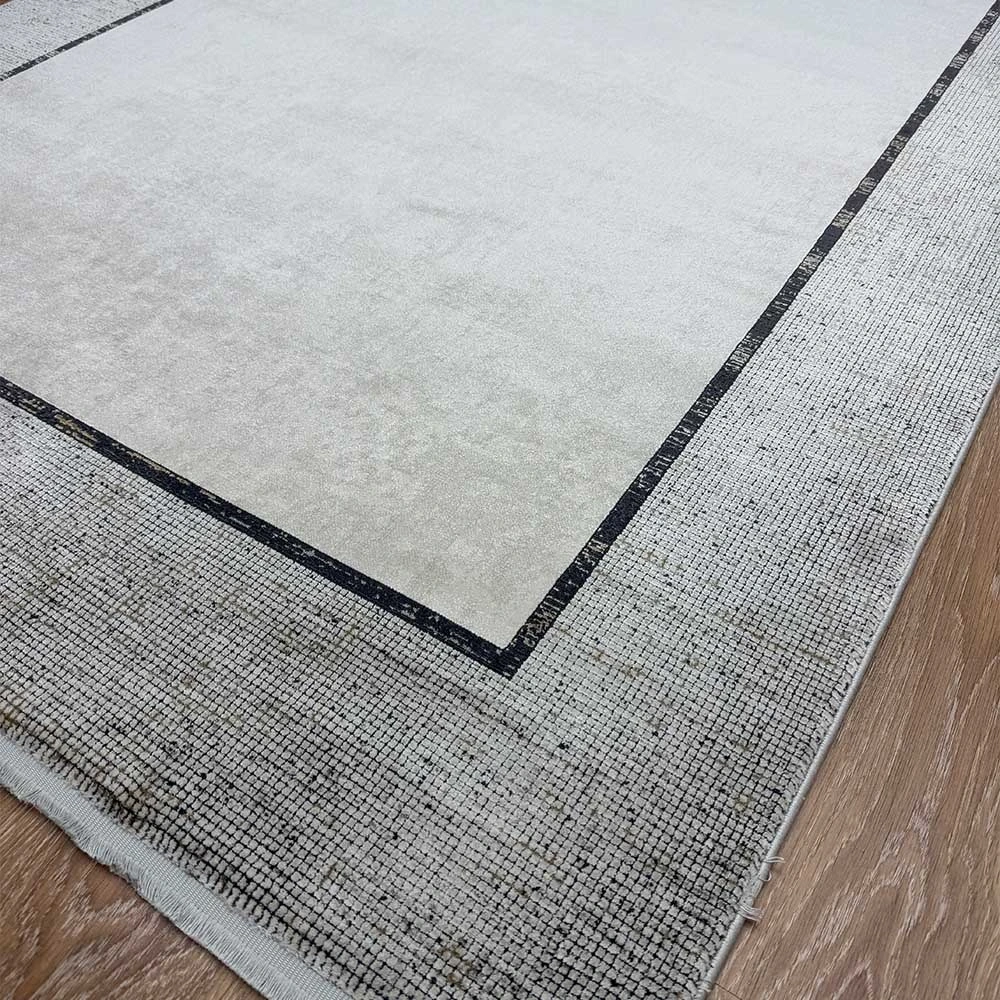 Hoom Rugs Elegant 10512 Krem Gri Üst Segment Salon Halısı