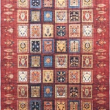 Tuğra Halı Şal 10650 Fırsat Etnik Desenli Modern Kilim