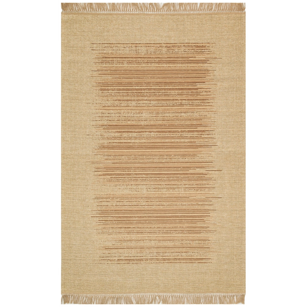 Eko Halı Brooklyn BRK 02 Natural Beige Hasır Görünümlü Modern Kilim
