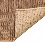 Eko Halı Flatweave Choti Brown Dekoratif Jüt Kilim