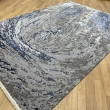 Eko Halı Heritage 626 Grey Blue Modern Bambu Özel Tezgah Halısı