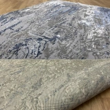 Eko Halı Heritage 626 Grey Blue Modern Bambu Özel Tezgah Halısı