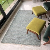 Eko Halı Jade Basketweave Arona XW Naturel Kazak Örgü Desenli El Dokuma Örgü Halı