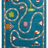 Eko Halı Kids KDS 19 Blue Grey Çocuk Halısı