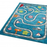Eko Halı Kids KDS 19 Blue Grey Çocuk Halısı