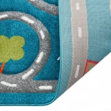 Eko Halı Kids KDS 19 Blue Grey Çocuk Halısı