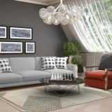 Eko Halı Soho Sh 08 Grey Multy Hav Toz Vermez Hasır Dokuma Modern Makine Halısı