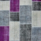 Hoom Rugs Kırkyama 101 Purple Multy El Dokuma Kilim