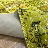 Hoom Rugs Patchwork Sarı KB El Dokuma Kilim