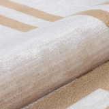 Hoom Rugs York 201 Gold Çerçeveli Modern Salon Halısı