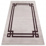 Hoom Rugs York 201 Vizon Çerçeveli Modern Salon Halısı