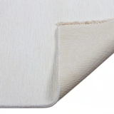 Hoom Rugs York 202 Beyaz Tek Renk Desensiz Modern Salon Halısı