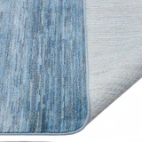 Hoom Rugs York 202 Mavi Tek Renk Desensiz Modern Salon Halısı