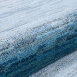 Hoom Rugs York 202 Mavi Tek Renk Desensiz Modern Salon Halısı