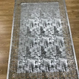 Hoom Rugs Deri Halı 02 Grey Silver Dekoratif Deri Halı