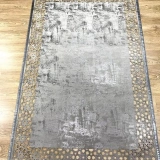 Hoom Rugs Deri Halı 04 Vizon Bronz Dekoratif Deri Halı