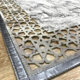 Hoom Rugs Deri Halı 04 Vizon Bronz Dekoratif Deri Halı