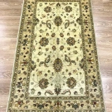 El Dokuma Uşak Halısı Krem 115x194 2,29 M2