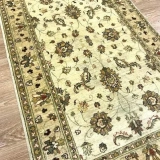 El Dokuma Uşak Halısı Krem 115x194 2,29 M2