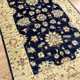 El Dokuma Uşak Halısı Lacivert 100x154 1,54 M2