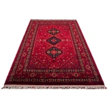 Eko Halı Nostalji 961 Kırmızı Afgan Bambu Uşak Halısı