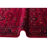 Eko Halı Nostalji 960 Kırmızı Afgan Bambu Uşak Halısı