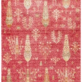 Eko Halı Zara ZR 08 Kırmızı Sonbahar Modern Uşak Halısı