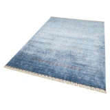 Eko Halı Zara ZR 06 Mavi Modern Uşak Halısı