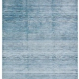 Hoom Rugs York 202 Mavi Tek Renk Desensiz Modern Salon Halısı