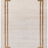 Hoom Rugs York 201 Gold Çerçeveli Modern Salon Halısı