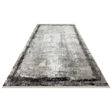 Eko Halı Fresco FS 26 Gri Siyah XW Modern Salon Halısı